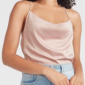 Dusty rose blush satin cami